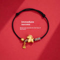Golden Horse Feng Shui Bracelet – Abundance & Power