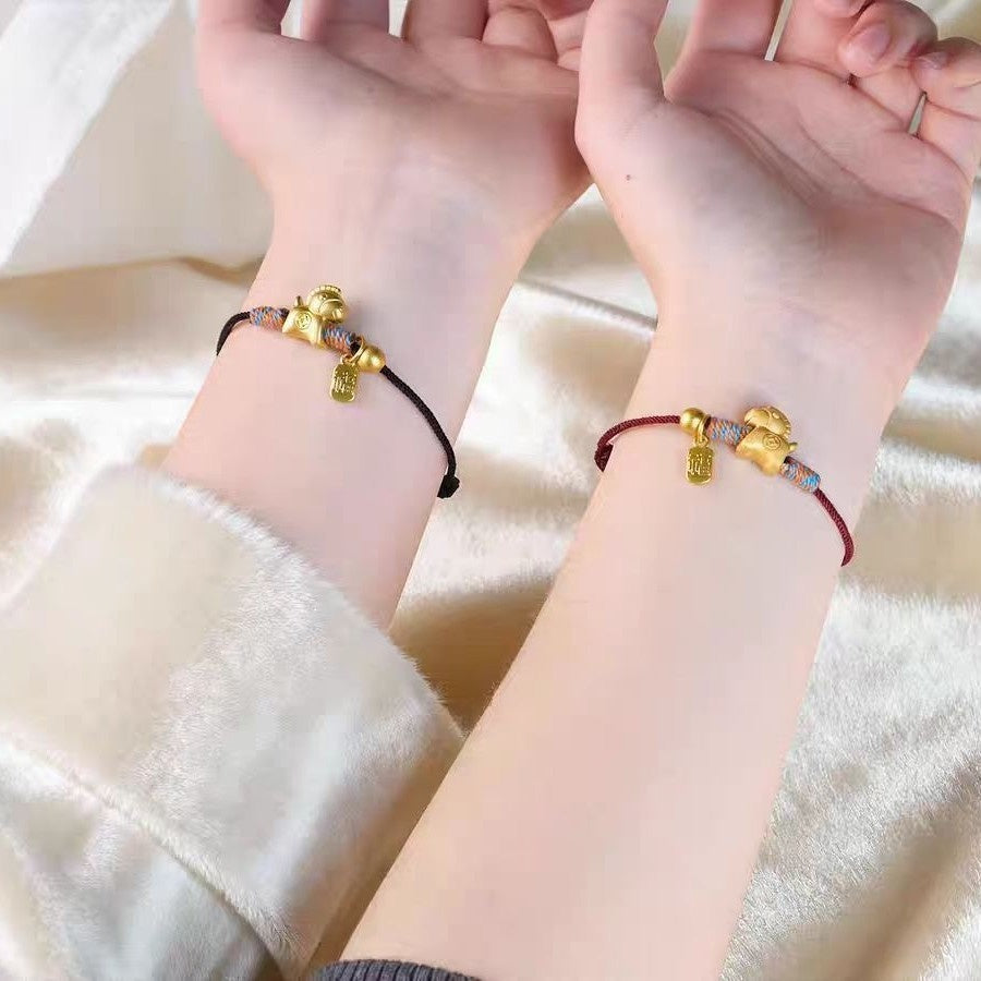 Golden Horse Feng Shui Bracelet – Abundance & Power