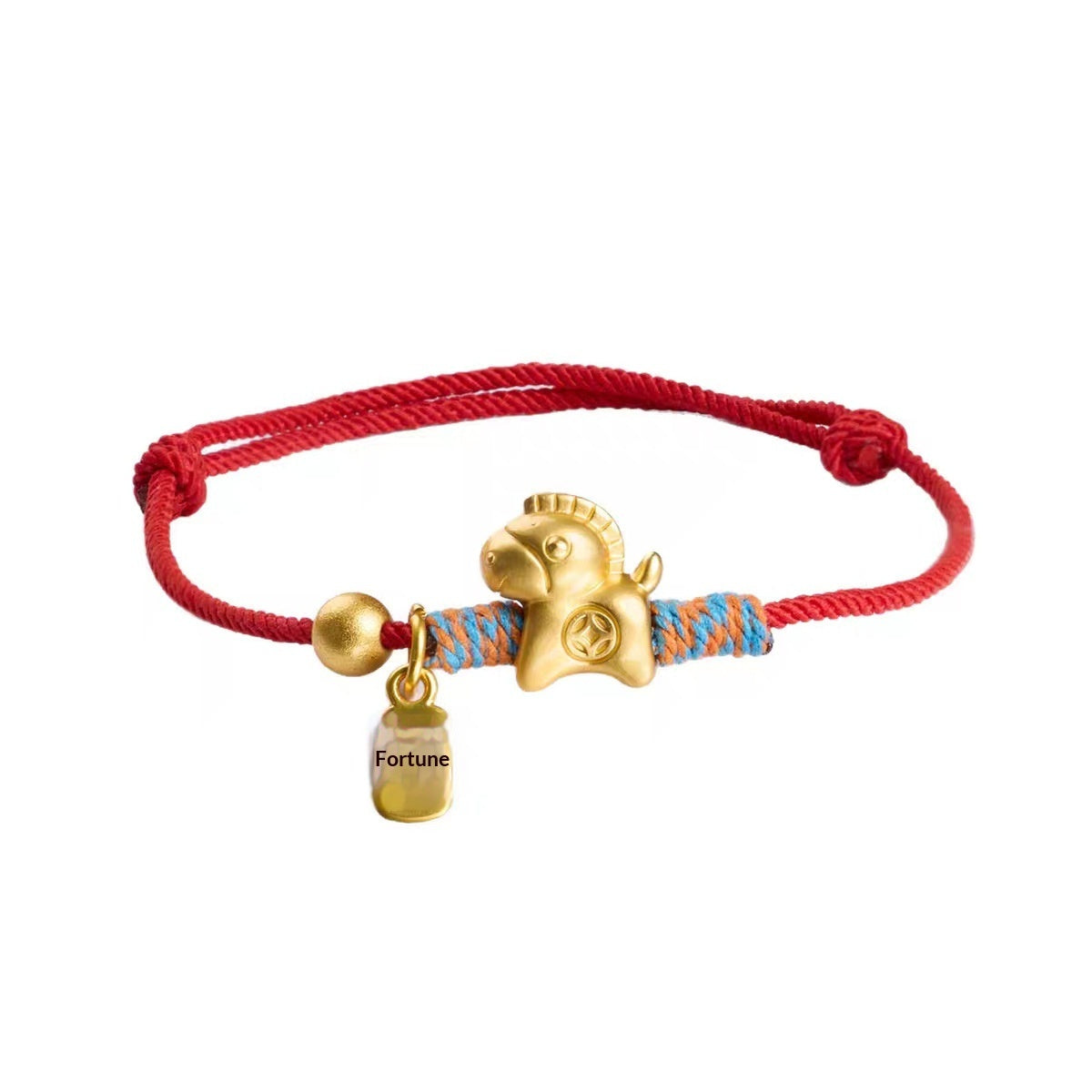 Golden Horse Feng Shui Bracelet – Abundance & Power